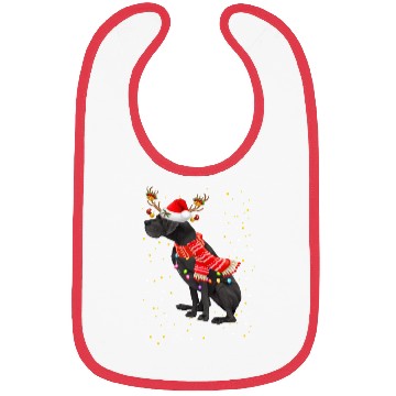 Discover Great Dane Reindeer Christmas Light Bibs