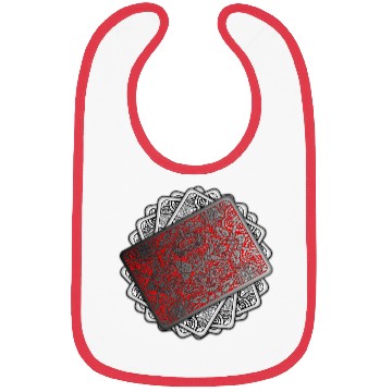 Discover Red Playing Card Deck Bibs
