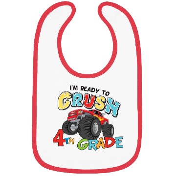 Discover I'm Ready To Crush 4th Grade Bibs
