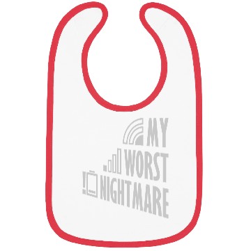Discover icons my worst nightmare Bibs