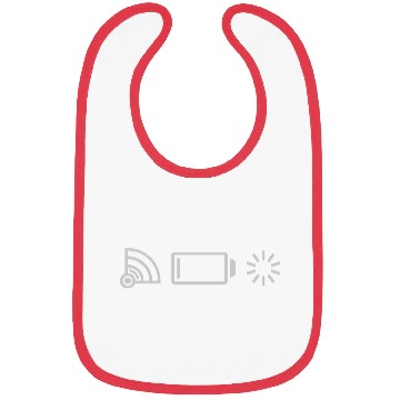 Discover logos no connection battery Bibs