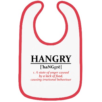 Discover Hangry Definition 3 Bibs