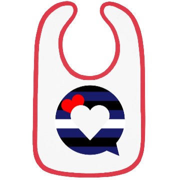 Discover speech bubble - leather fetish gay pride LGBTIQ Bibs