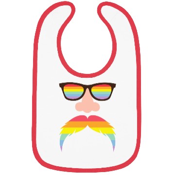 Discover Gay flag color - Pride quote lgbt community Bibs