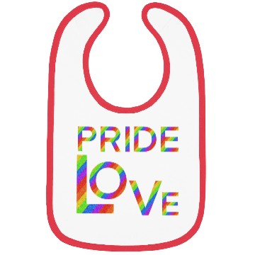 Discover Pride love - flag Pride lgbt community Bibs
