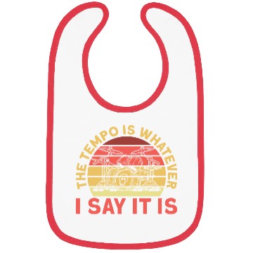 Discover Drummer Musician Drumsticks Bibs