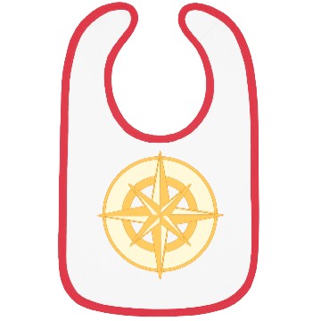 Discover Nautical Compass star / rose, cardinal directions Bibs