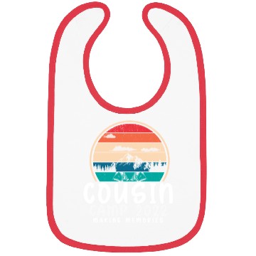 Discover COUSIN CAMP 2022 Funny Summer Vacation Camping Bibs