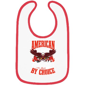 Discover 4th July Firefighter By Birth By Choice Bibs