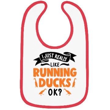 Discover I Just Really Like Running Ducks Bibs