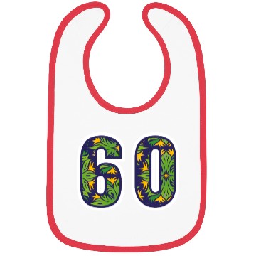 Discover 60 Number Green Bibs