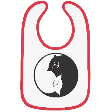 Discover Yin Yang Cat Lover Bibs