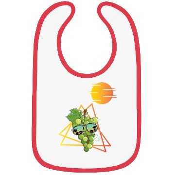 Discover 80s Green Grapes Bibs