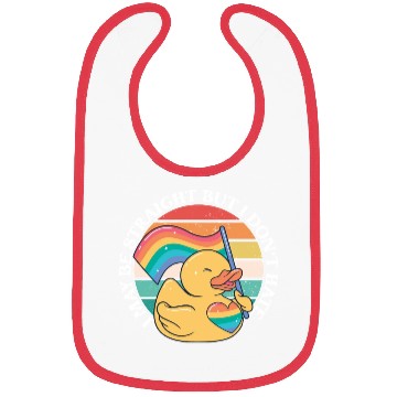 Discover LGBTQ Duck I May Be Straight But I Don't Hate Bibs