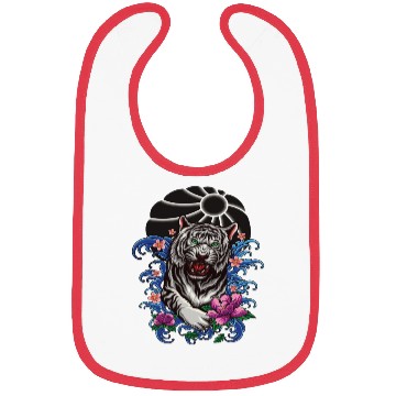 Discover tiger Japanese style Bibs