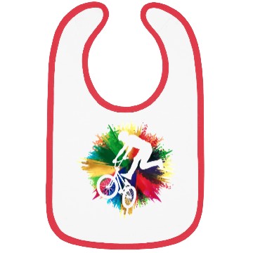 Discover Colorful Splash BMX Freestyle Bike Stunts Bibs