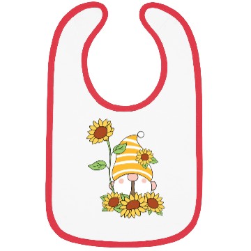 Discover Gnome Sunflower Lover Gardening Gnomes Bibs