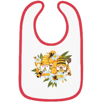 Discover Gardening Gnome Daisy Bees Gnomes Flowers Bibs