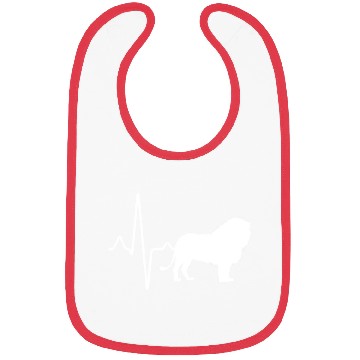 Discover lion heartbeat Bibs