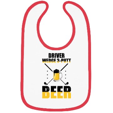 Discover Novelty Golfing Golfer Comical Field Sports Bibs