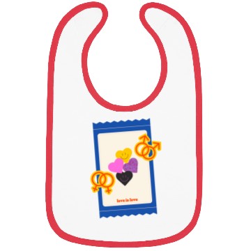 Discover LGBT love is love Bibs