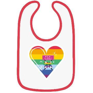 Discover LGBT Pride be yourself Bibs