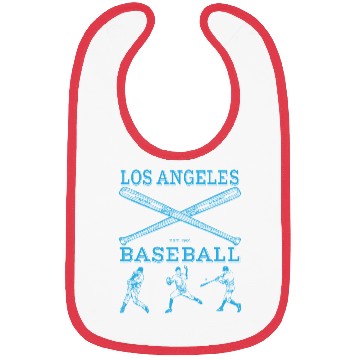 Discover Los Angeles Baseball est 1961 Blue Bibs