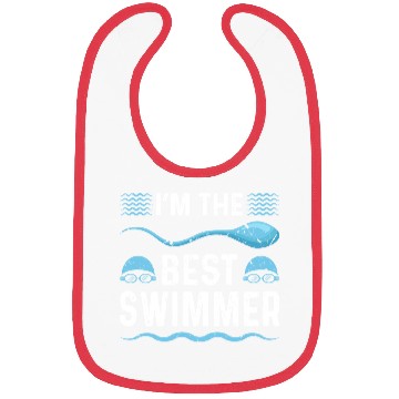 Discover Swim Dad Fathers Day Swimmer Bibs