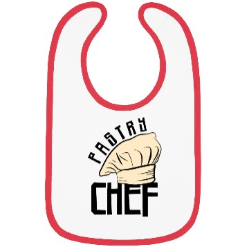 Discover Pastry Chef Skull Baking Pastry Baked Goods Bibs