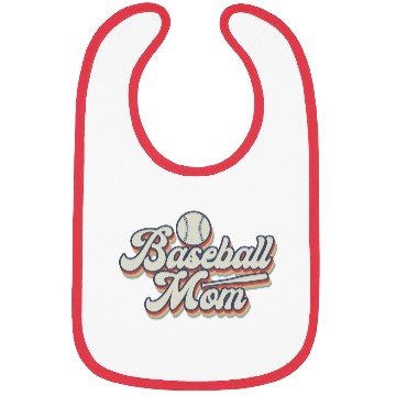 Discover Mom Baseball Lover Baseball Mama Bibs