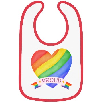 Discover Prod rainbow pride Bibs