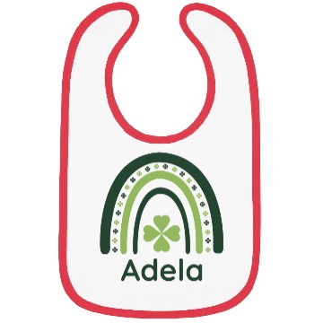 Discover Adela Clover Boho Rainbow Bibs