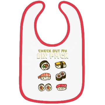 Discover Sushi Japanese Gym Gift Bibs