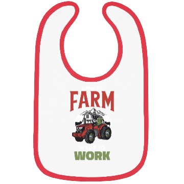Discover Born to Farm Made to Work Bibs