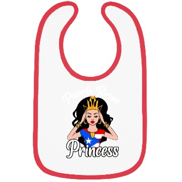 Discover Puerto Rican Princess Bibs