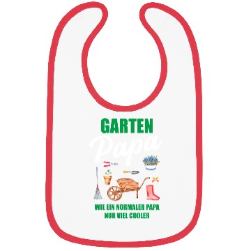 Discover Garden Dad Funny Quote Gift Men Bibs