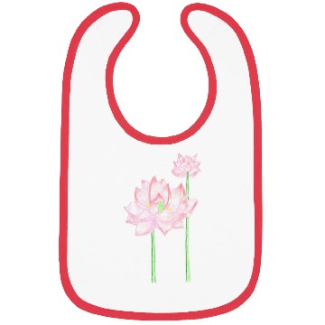 Discover flower with stem Bibs