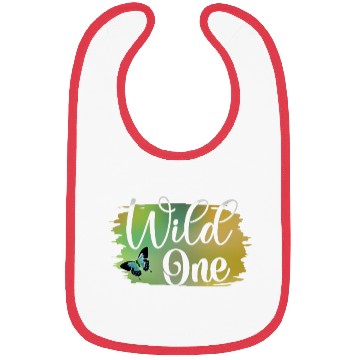 Discover Wild One Butterfly Bibs