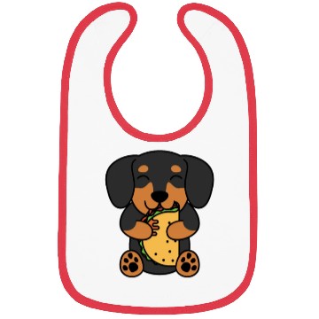 Discover Dachshund Taco Lover Bibs