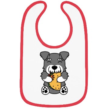 Discover Schnauzer Taco Lover Bibs