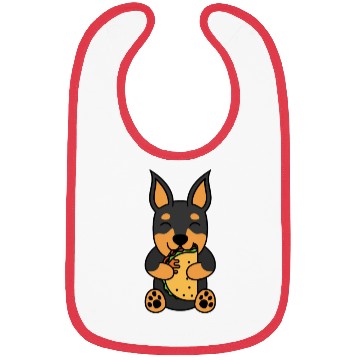 Discover Miniature Pinscher Taco Lover Bibs
