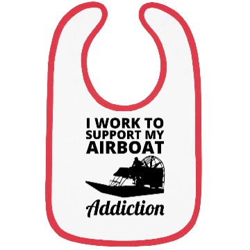Discover Airboat Fanboat Airboating Planeboat Swamp boat Bibs