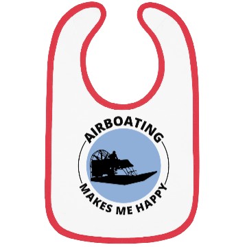 Discover Airboat Fanboat Airboating Planeboat Swamp boat Bibs
