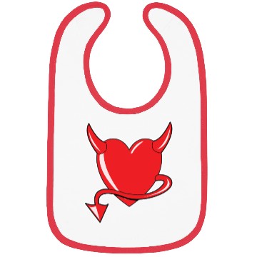 Discover Red Heart - Devil Heart - Gift Bibs