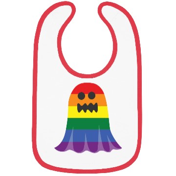 Discover ghost gay pride funny Bibs