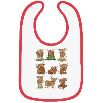 Discover Scottish Highland Cattle Bibs