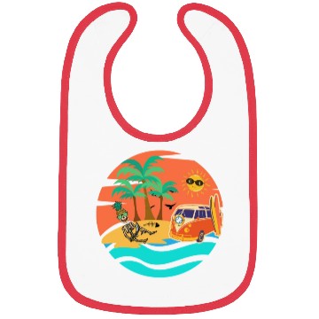 Discover Road trip skeleton Bibs