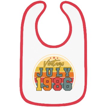 Discover Birthday Greeting July 1986 Bibs