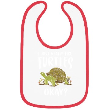 Discover Turtle Relaxed Chilling Sea Ocean Beach Bibs