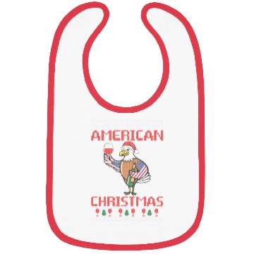Discover Have Yourself An American Christmas Funny Eagle Bibs